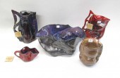 FIVE DAVID CHANGAR POTTERY VES