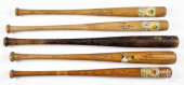 FIVE DECAL BATS<br>Five decal