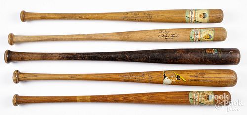 FIVE DECAL BATSFive decal bats to