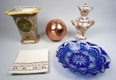 FIVE DECORATIVE ITEMSFIVE DECO