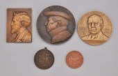 Five Decorative Medallions, On