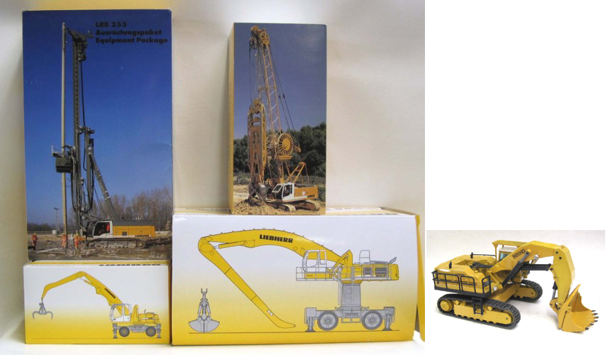 FIVE DIECAST SCALE MODELS OF