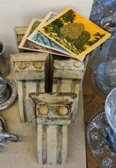 FIVE DISTRESSED ARCHITECTURAL
