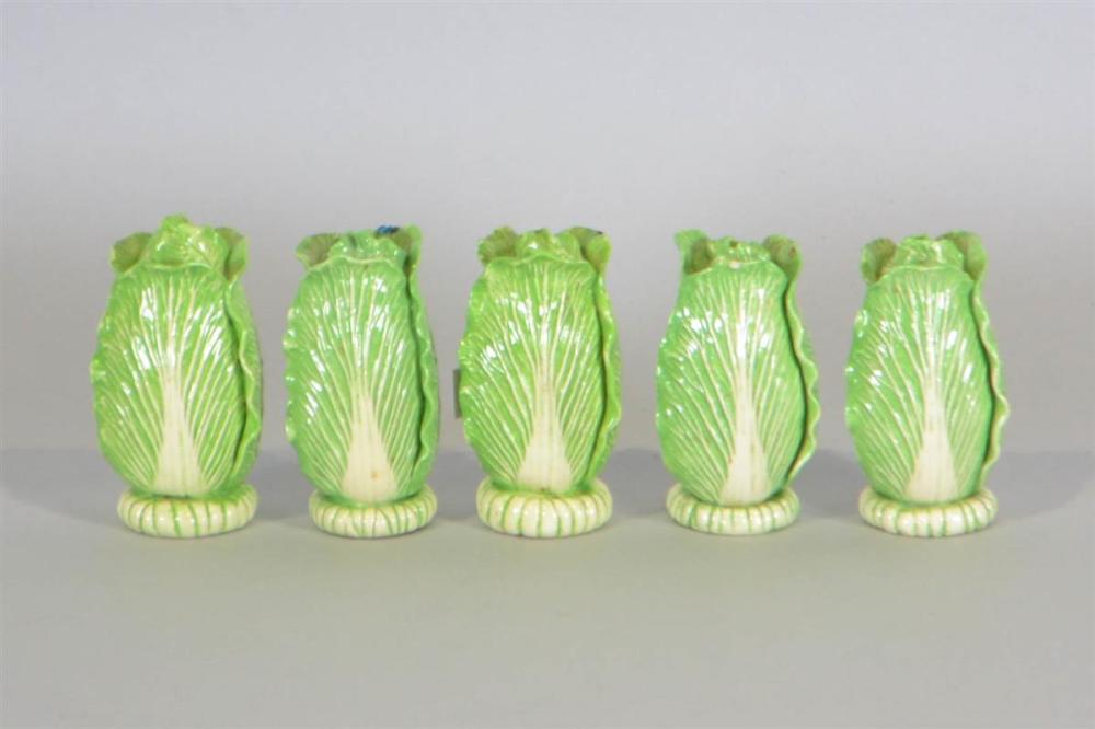 FIVE DODIE THAYER LETTUCE WARE