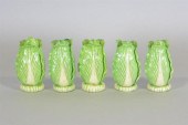 FIVE DODIE THAYER LETTUCE WARE