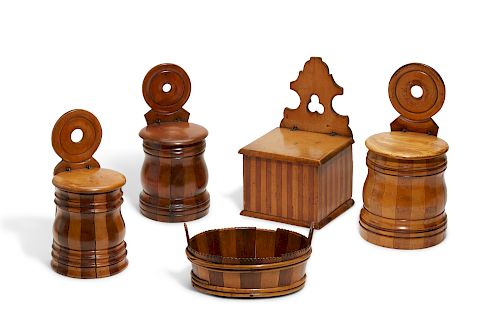 FIVE DUTCH AND WELSH MIXED WOOD