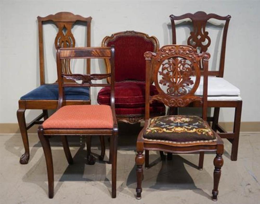 FIVE EARLY AMERICAN STYLE AND OTHER