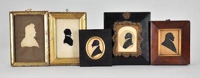 Five Early Framed Silhouettes