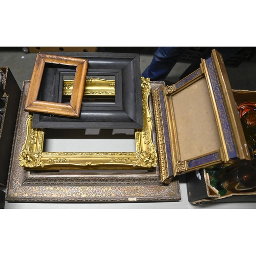 Five ebonised maple and other
