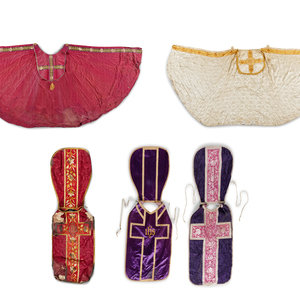 Five Ecclesiastical Vestments