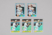 FIVE EDDIE MURRAY BASEBALL CAR