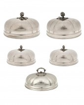 FIVE ELKINGTON & CO SILVER PLA