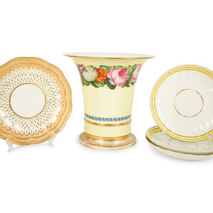 Five English Porcelain Articles
