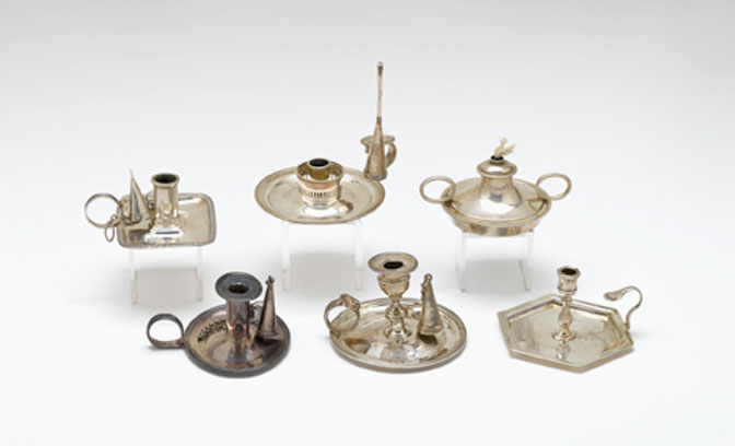 Five English sterling silver