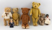 FIVE ENGLISH TEDDY BEARS AND T