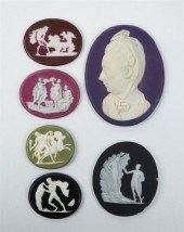 FIVE ENGLISH TRIAL ENAMEL-GROU