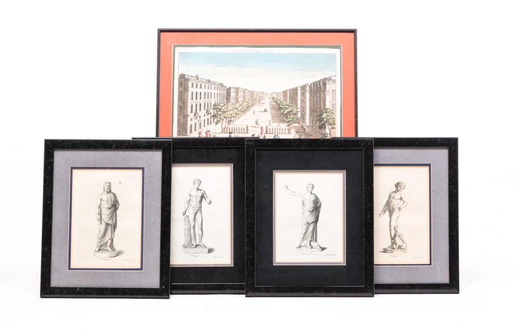 FIVE EUROPEAN ENGRAVINGS.