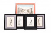 FIVE EUROPEAN ENGRAVINGS. Eigh