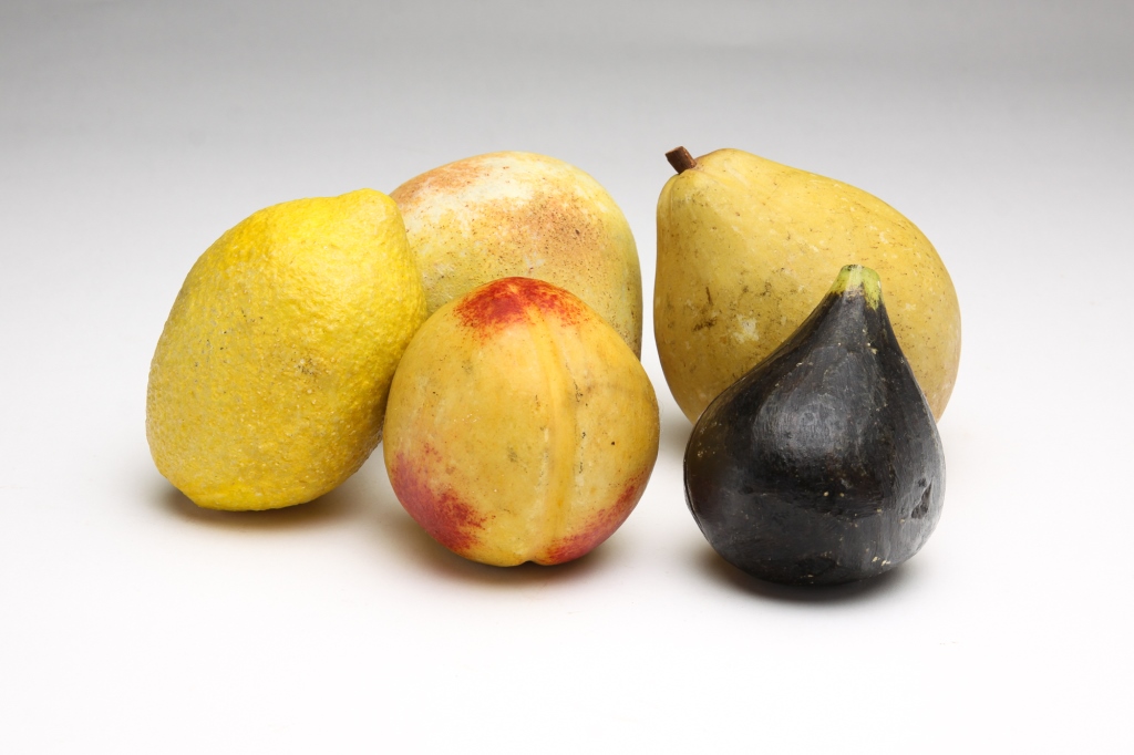 FIVE EUROPEAN STONE FRUITS.