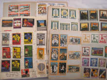 Five exercise books containing a