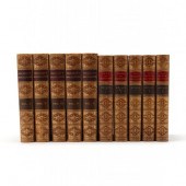 FIVE FINELY BOUND VOLUMES EACH