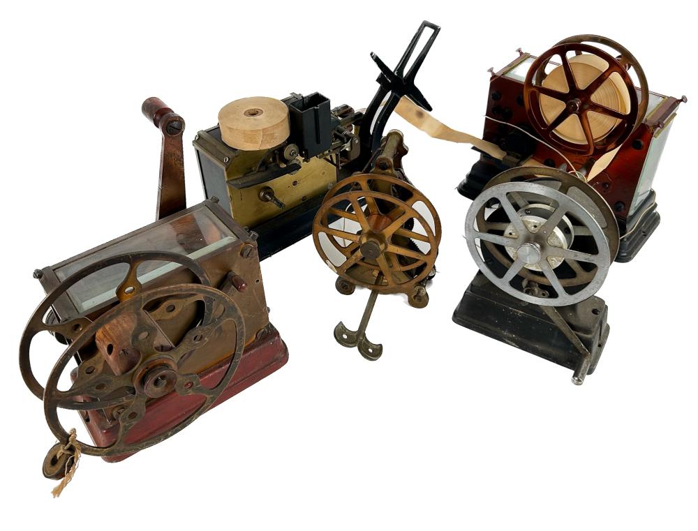 FIVE FIRE HOUSE ALARM TELEGRAPHS