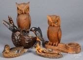 FIVE FOLK CARVINGSFive folk ca