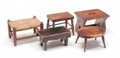 FIVE FOOT STOOLS. Nineteenth a