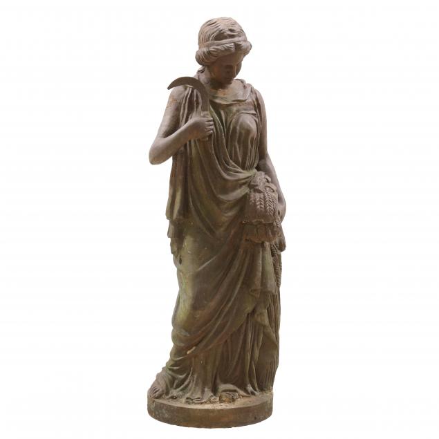 FIVE-FOOT-TALL CAST IRON