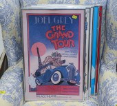 FIVE FRAMED BROADWAY POSTERS I