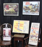 FIVE FRAMED MOVIE POSTERS.  Am