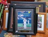 FIVE FRAMED PHOTOS PERTAINING