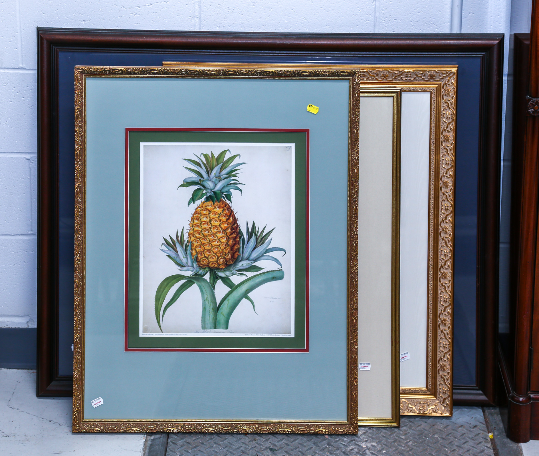 FIVE FRAMED PRINTS Including four