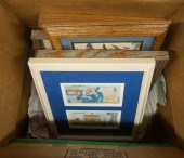 FIVE FRAMED PRINTSFive Framed