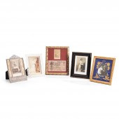 FIVE FRAMED RUSSIAN IMPERIAL F