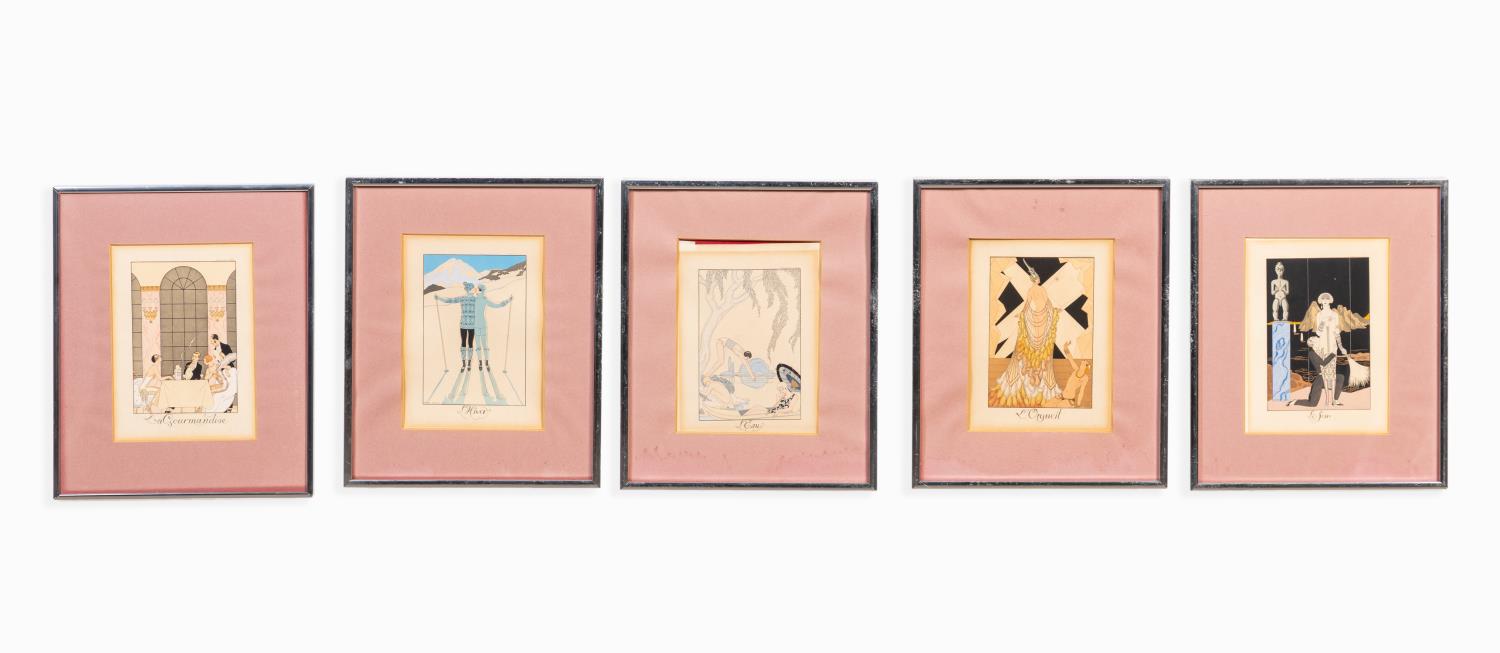 FIVE G. BARBIER ART DECO FASHION