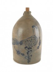 Five gallon stoneware jug 19th
