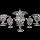 Five George III Style Cut-Glas