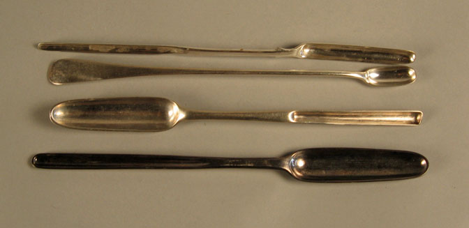 Five Georgian sterling silver
