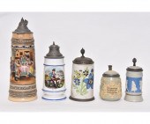 Five German steins to include