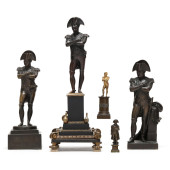FIVE GRAND TOUR BRONZE STATUET