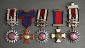 FIVE GREAT BRITAIN DECORATIONS
