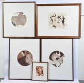FIVE GUILLAUME AZOULAY ETCHING