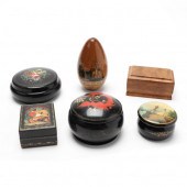 FIVE HANDPAINTED RUSSIAN SOUVE