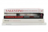 FIVE HARDCOVER BOOKS ON FASHIO