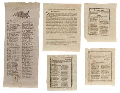 Five Henkel German broadsides,
