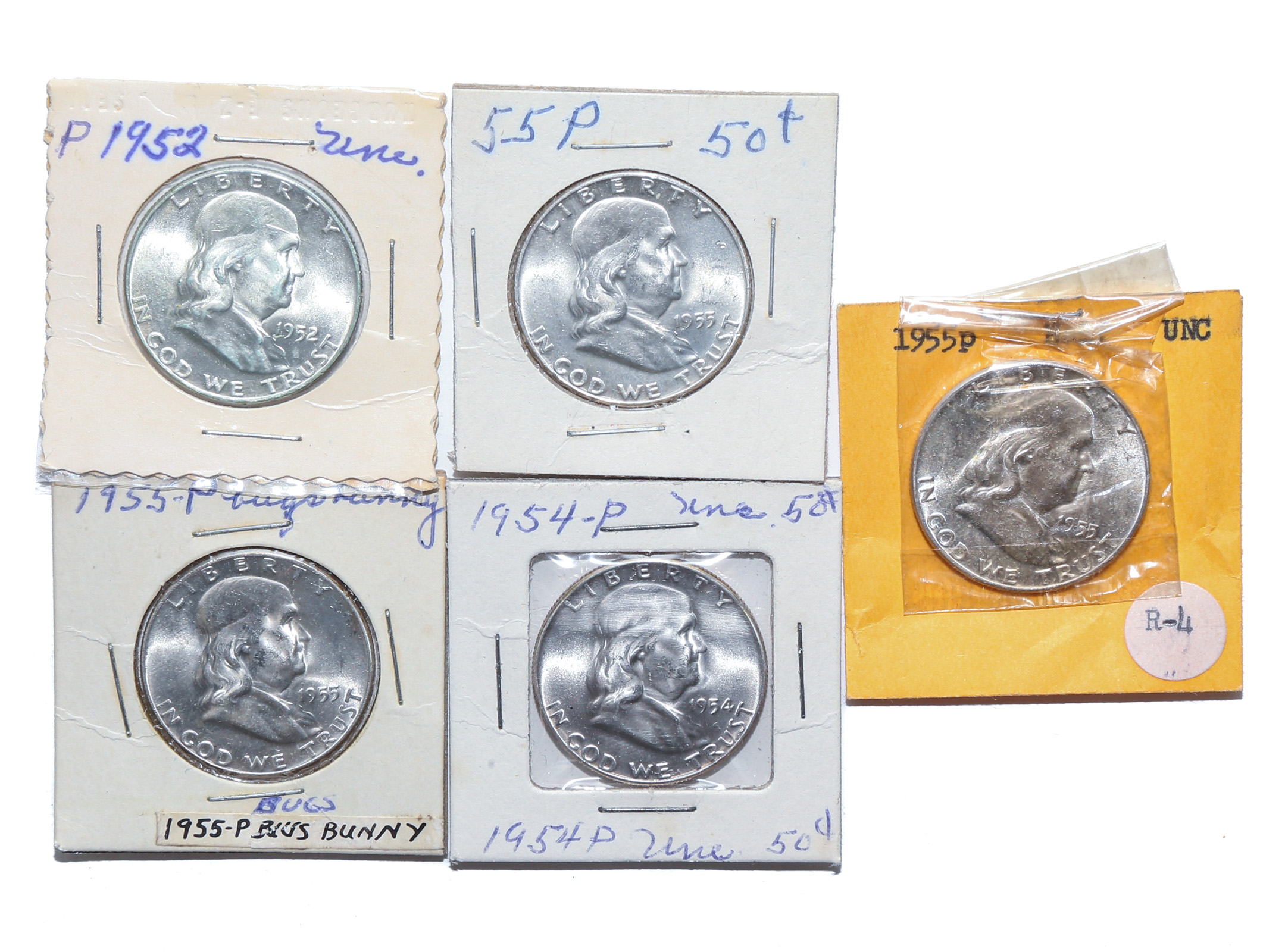 FIVE HIGH GRADE FRANKLIN HALVES INC
