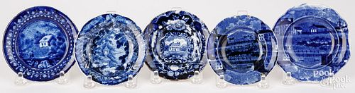 FIVE HISTORICAL BLUE