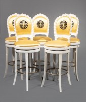 FIVE HOLLYWOOD REGENCY-STYLE P
