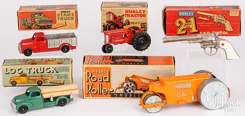 FIVE HUBLEY TOYS IN ORIGINAL